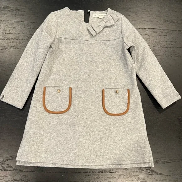 Hope & Henry Gray Dress - Picture 1 of 2